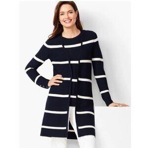 Talbots Open-Front Modern Ottoman Cardigan 1XP